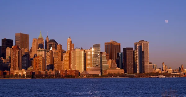 Lagere skyline van manhattan — Stockfoto