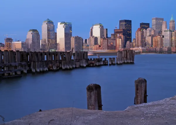 Dolní manhattan skyline — Stock fotografie