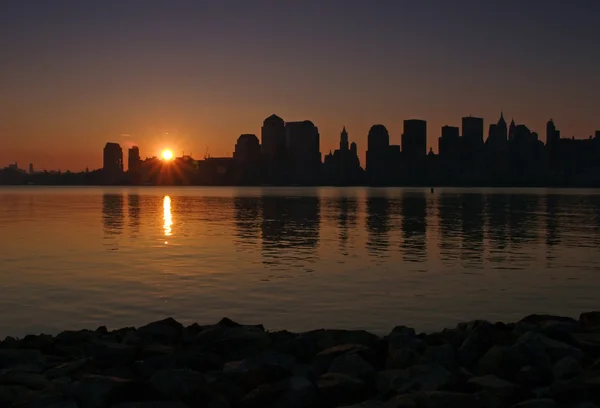 Los skylines de la ciudad de Nueva York — Foto de Stock