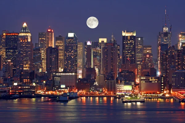 Th Ciudad de Nueva York Skyline — Foto de Stock