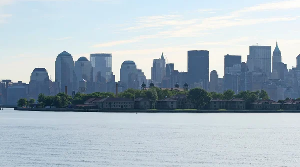 The New York City panorama — Stock fotografie