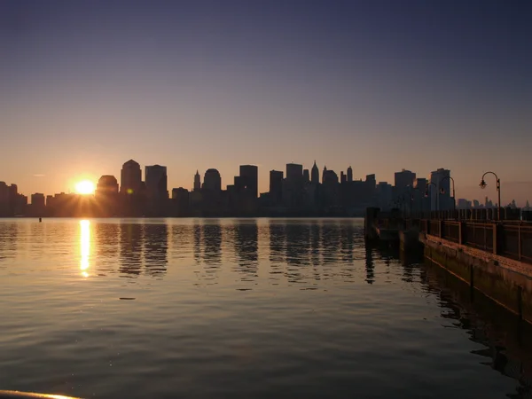 De skyline van New York City — Stockfoto