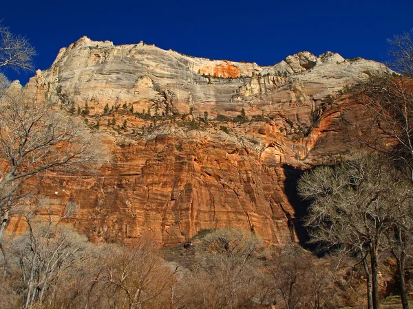 Montañas en el parque nacional de Zion — Foto de Stock