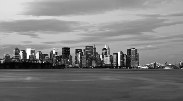 The New York City skyline — Stock Photo, Image