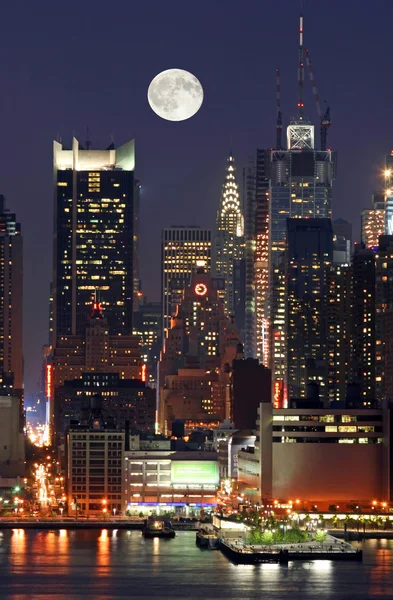 Th Ciudad de Nueva York Skyline — Foto de Stock