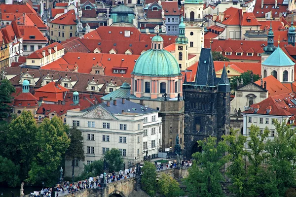 Prag 'ın hava manzarası — Stok fotoğraf