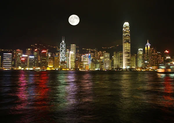 La bellissima Hong Kong Skyine — Foto Stock