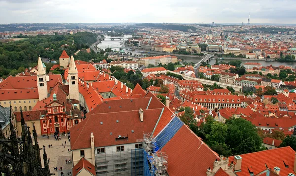 La vista aerea di Praga — Foto Stock