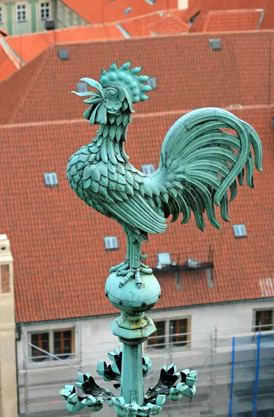 The aerial view of Prague — Stock Photo, Image