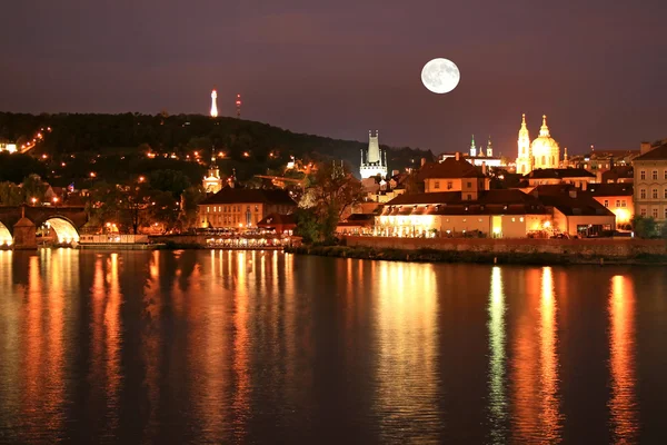 The aerial view of Prague — Stock Photo, Image