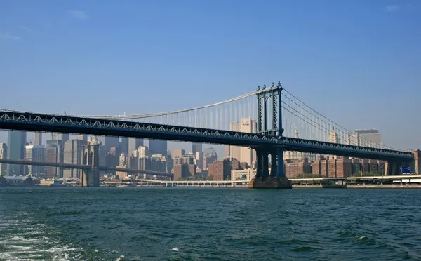 The New York City skyline — Stock Photo, Image