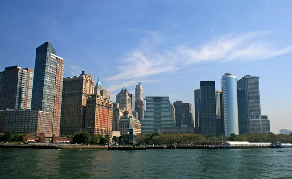 The New York City skyline — Stock Photo, Image