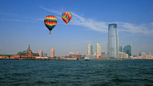 O horizonte de Jersey City — Fotografia de Stock