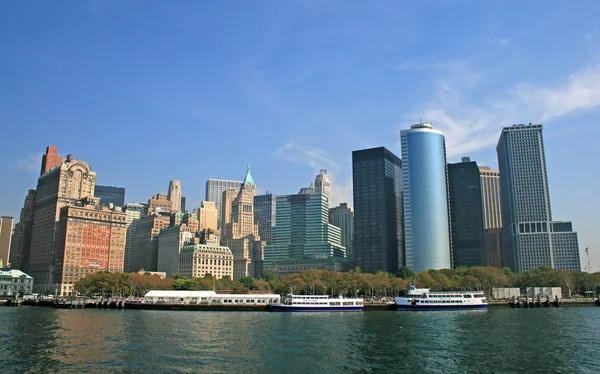 The New York City skyline — Stock Photo, Image