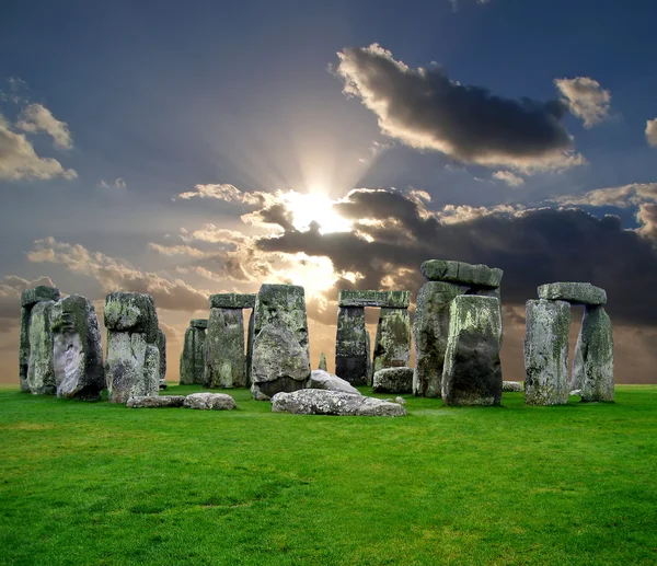 O Stonehenge no Reino Unido — Fotografia de Stock