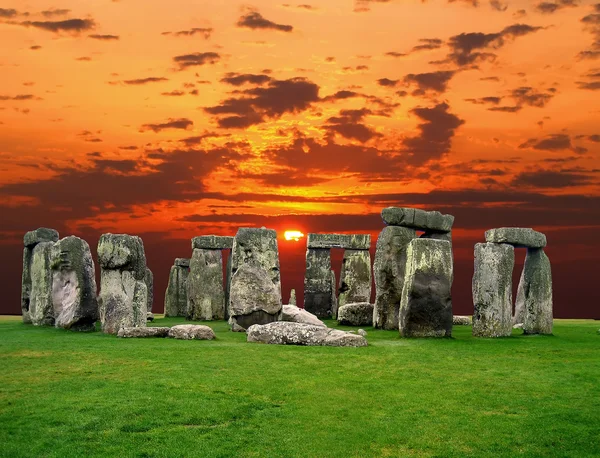 O Stonehenge no Reino Unido — Fotografia de Stock