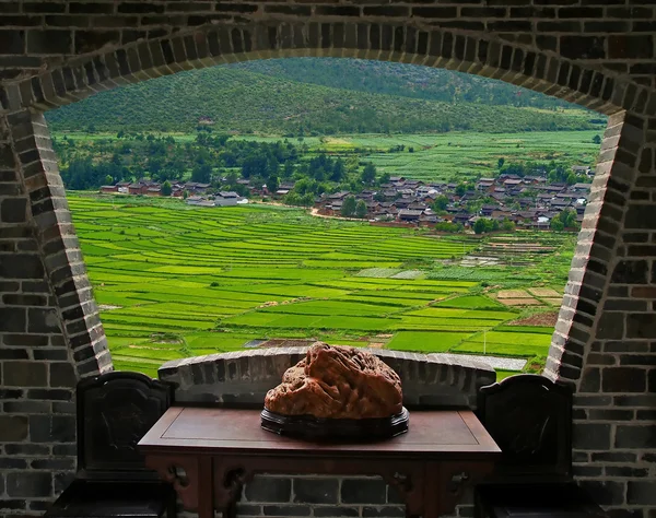 Uma vista panorâmica de Lijiang — Fotografia de Stock
