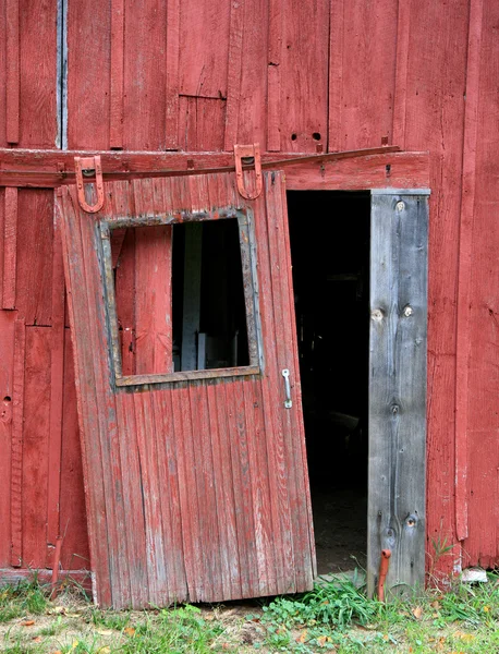 Fienile rosso — Foto Stock