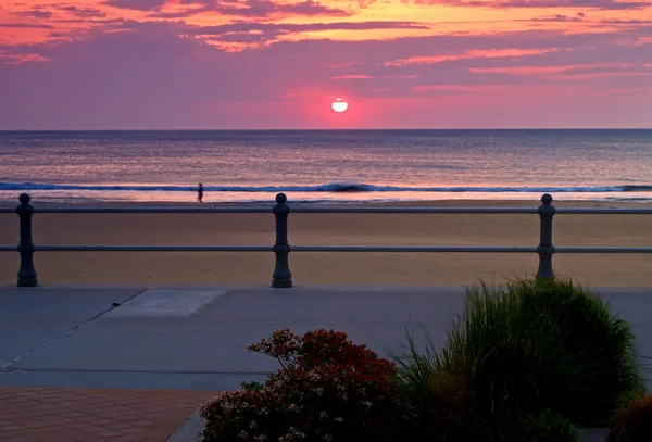 Východ slunce v virginia beach Stock Fotografie