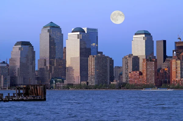 Th Ciudad de Nueva York Skyline Imagen de stock