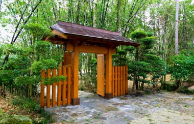 ünlü bir geleneksel Japon bahçesi