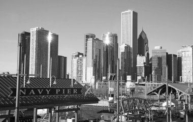 chicago manzarası