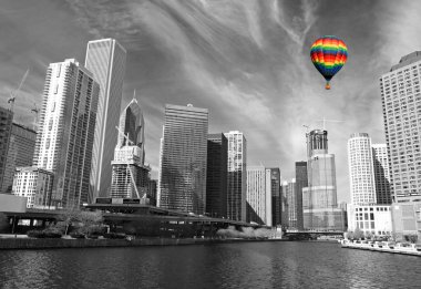 chicago manzarası