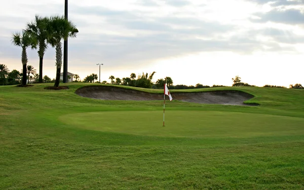 En golfbana resort — Stockfoto