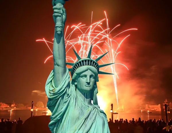 La Estatua de la Libertad — Foto de Stock