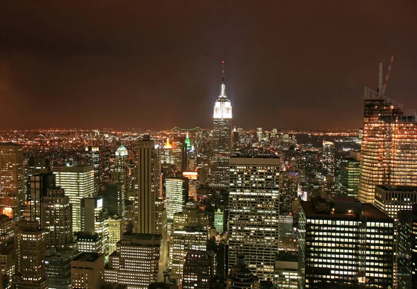 Ciudad de Nueva York skyline centro — Foto de Stock