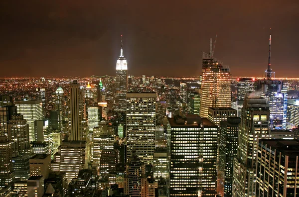 뉴욕의 중앙 도시 스카이라인 — 스톡 사진