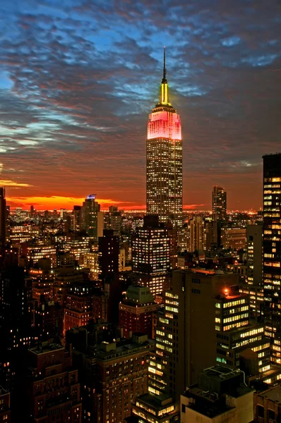 Skyline del centro di New York — Foto Stock