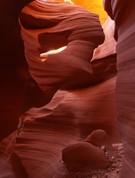 Il Canyon di Fessura di Antelope più basso — Foto Stock