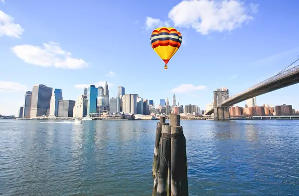 O centro de Manhattan — Fotografia de Stock