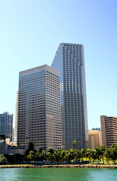Şehir yüksek katlı binalar miami — Stockfoto