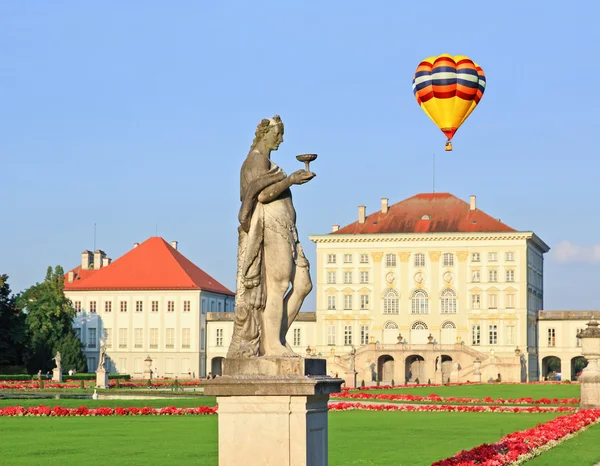 The royal garden at the Nymphenburg Palace — Stock Photo, Image