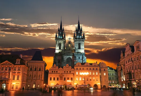 Rynek Starego Miasta w mieście Praga — Zdjęcie stockowe