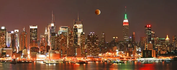 Manhattan panaroma skyline — Stok Foto