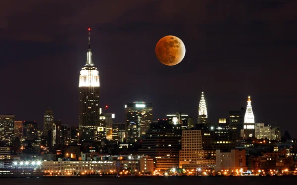 Th Ciudad de Nueva York Skyline — Foto de Stock