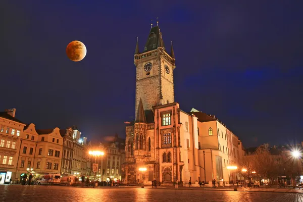 プラハの旧市街広場は — ストック写真
