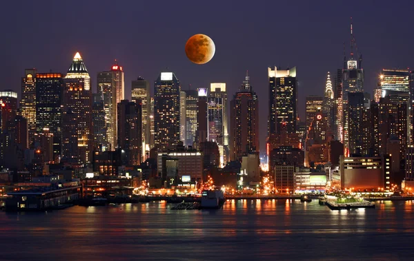 Th Ciudad de Nueva York Skyline — Foto de Stock