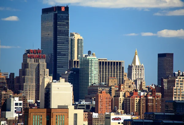 El horizonte del centro de Manhattan — Foto de Stock