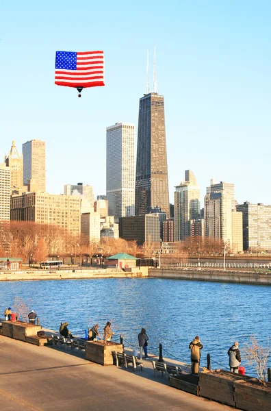 Die hochhäuser in chicago — Stockfoto