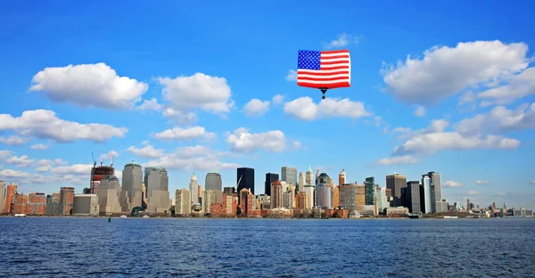 The Lower Manhattan Skyline — Stock Photo, Image
