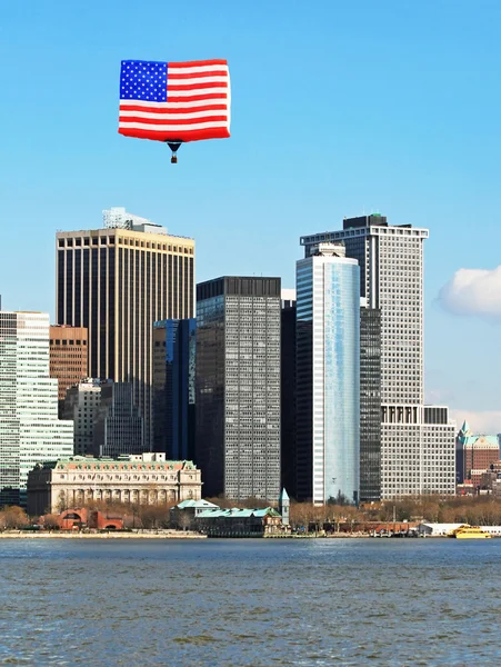 The Lower Manhattan Skyline — Stock Photo, Image