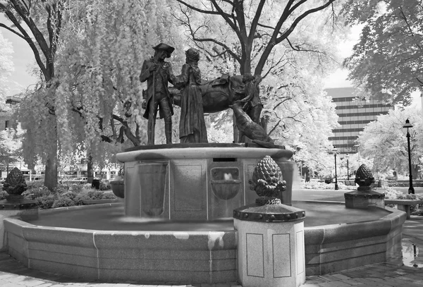 El parque de la ciudad en Morristown — Foto de Stock