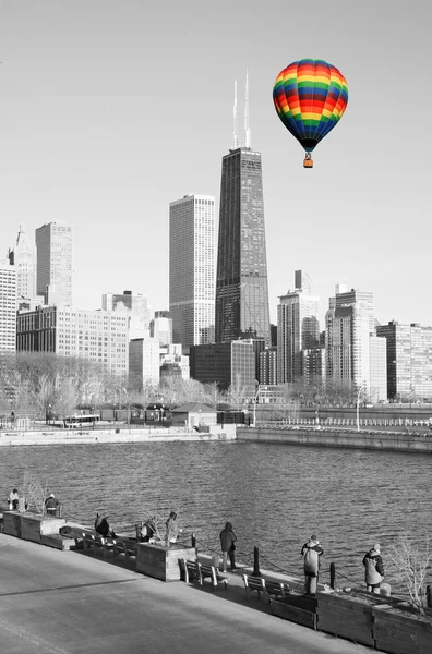 Die Skyline von Chicago — Stockfoto