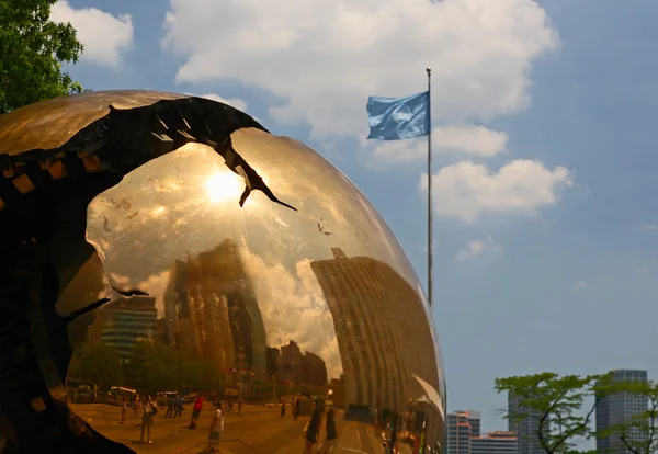 The United Nation Headquarter Plaza — Stock Photo, Image