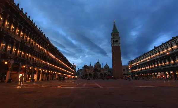 San marco Venedik plaza — Stok fotoğraf