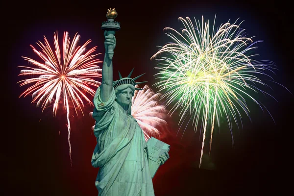 The July 4th fireworks — Stock Photo, Image